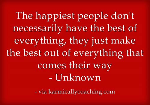 Happiest people habit