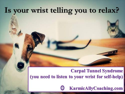 Even dogs know about carpal tunnel syndrome