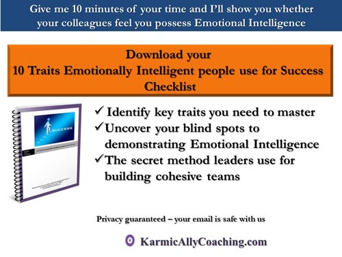 Checklist - do your colleagues think you are emotionally intelligent?