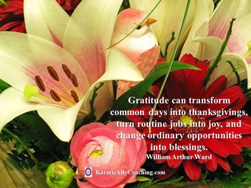 Gratitude quote that shows how little things too can be a blessing