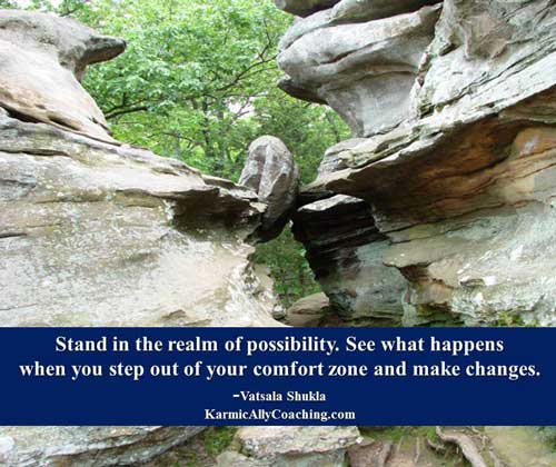 Stand in the realm of possibility