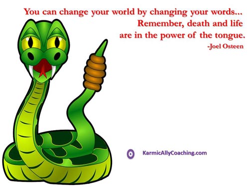 Change your world with your words