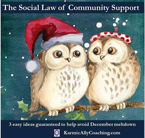Social law of community support