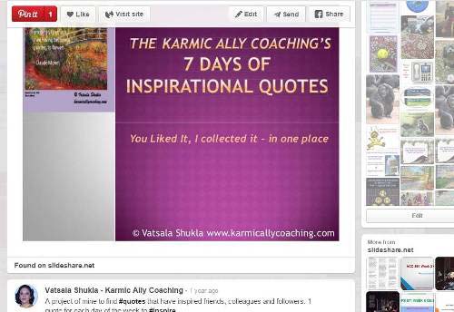 The Karmic Ally Coaching's 7 days of inspirational quotes