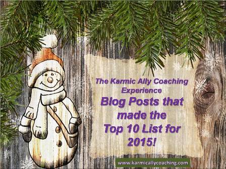 Snowman with poster on wooden tree Top 10 blog posts 2015