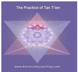The practice of Tan T'ien or Dantien to store extra meditation generated energy