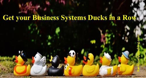 Get your business ducks in a row