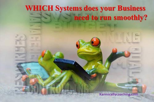 Business frogs checking their system requirements