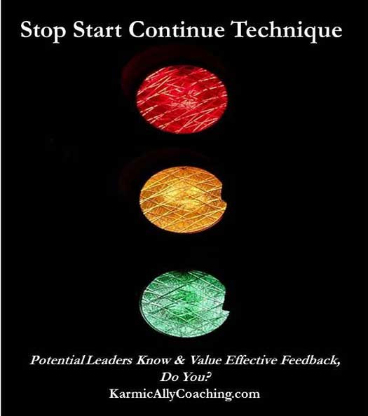 Stop Start Continue Feedback Technique