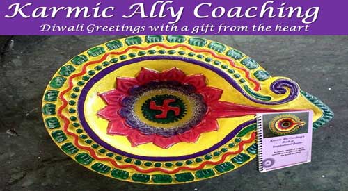 Diwali Gift Karmic Ally Coaching Book of Quotes