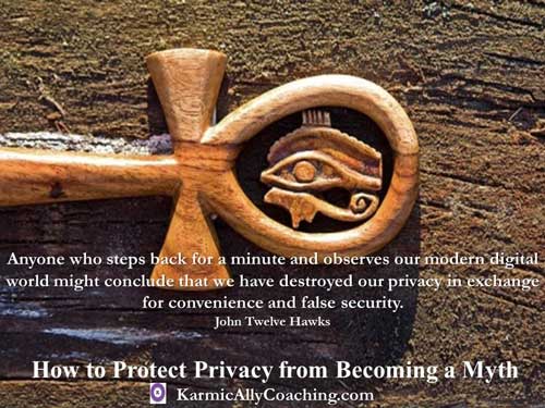 John Twelve Hawks quote on digital privacy