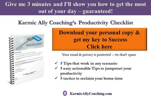 Karmic Ally Coaching's Productivity Checklist