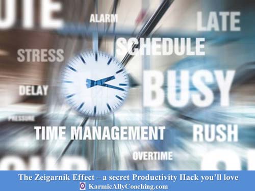 Zeigarnik Effect for Productivity