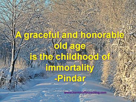 Old Age quote by Pindar