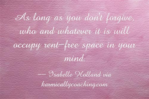 Quote on forgiveness by Isabelle Holland