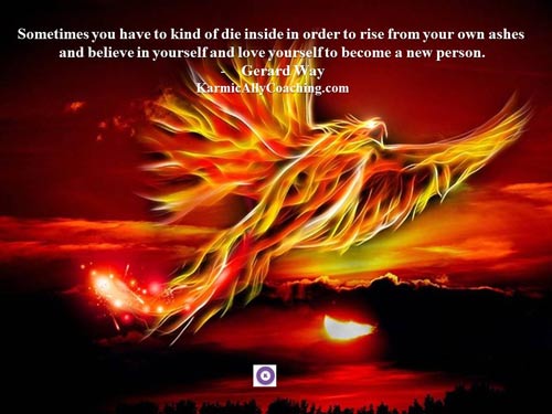 Phoenix quote on rising from the ashes