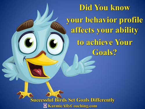 Your behavior profile affects your ability to achieve your goals