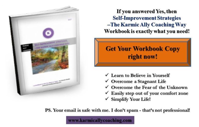 Karmic Ally Coachings Self Improvement Strategies Workbook 