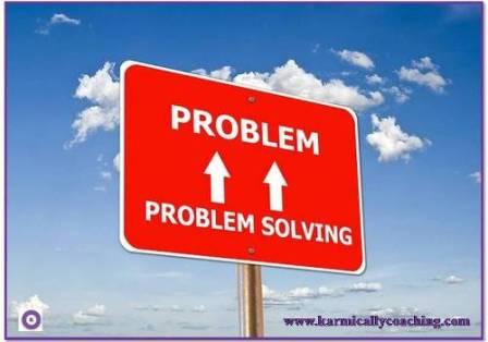 Sign board on problem and solution