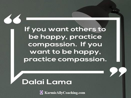 Dalai Lama quote on compassion and happiness