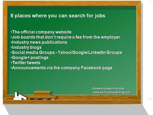 8 places to search for jobs