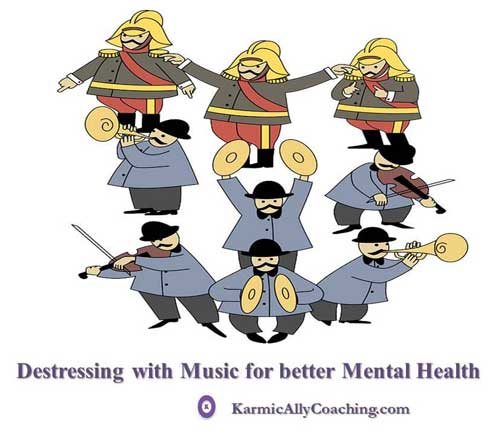 De-stress with music for better mental health