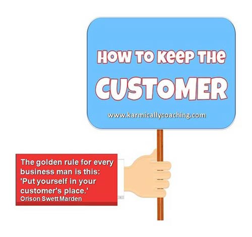 How to keep the customer sign