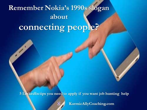 Networking and Nokia slogan