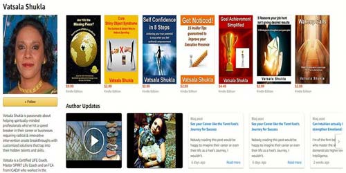 Vatsala Shukla's author page on Amazon