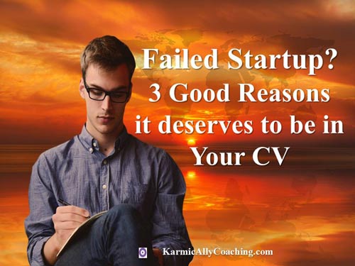 Should you include a failed startup in your CV?