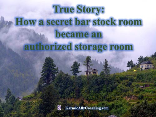 Interesting story about a secret stock room found during an internal audit