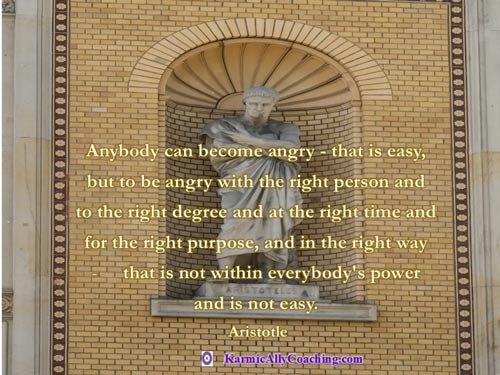 Quote on Anger from Aristotle