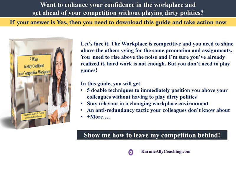 Guide on 5 ways to stay confident in a competitive workplace