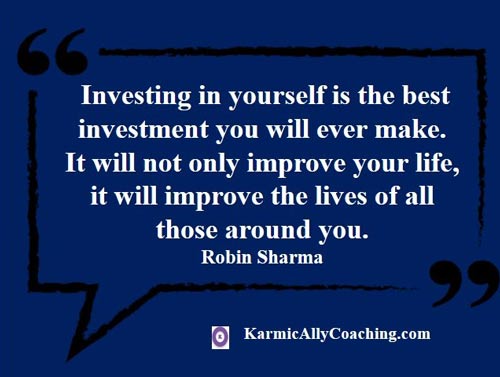 Robin Sharma quote on investing in oneself
