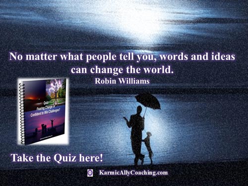 Robin Williams quote and change quiz