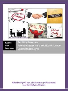 Ace your interview guide by Karmic Ally Coaching