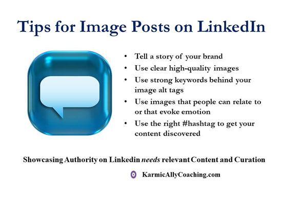 Tips for using images as content on Linkedin