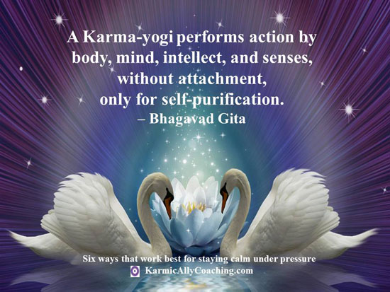 Karma Yogi quote Bhagavad Gita Karmic Ally Coaching