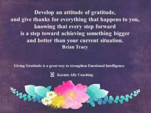 Gratitude and Emotional Intelligence | Karmic Ally Coaching Karmic Ally