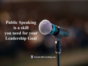 Public Speaking and Leadership Goal| Karmic Ally Coaching