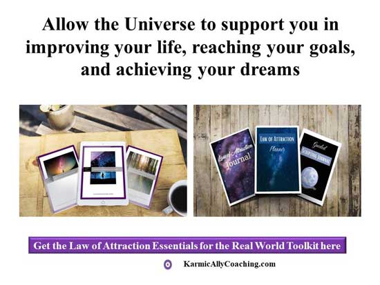 Mockup of Law of Attraction Essentials for the Real World product