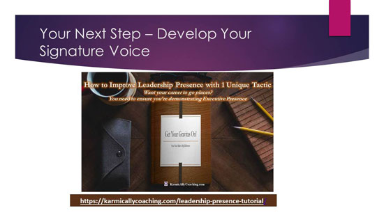 Develop your Signature Voice micro course