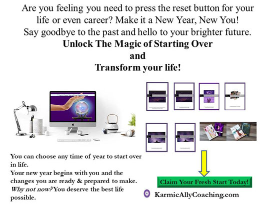 Magic of Starting Over Bundle mockup from Karmic Ally Coaching