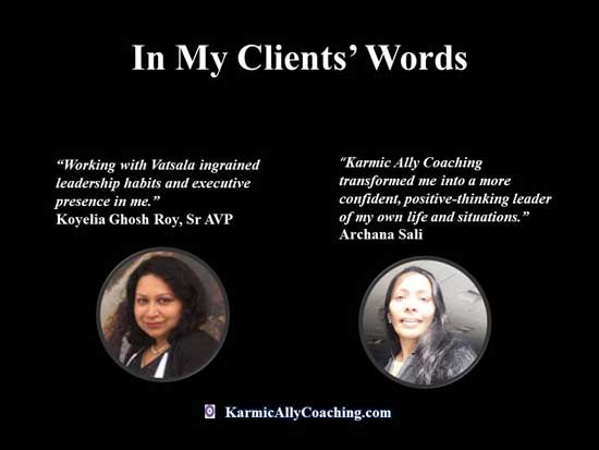 Testimonial extracts from 2 successful clients