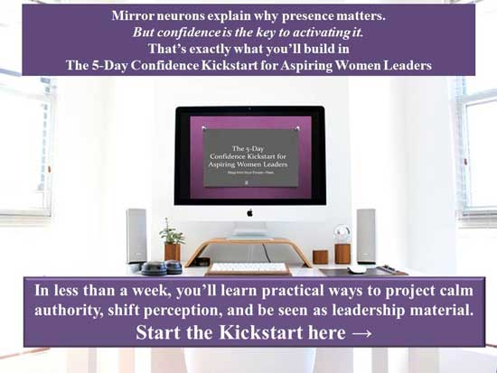 Start the kickstart here Mirror neurons and kickstart confidence for aspiring women leaders micro course