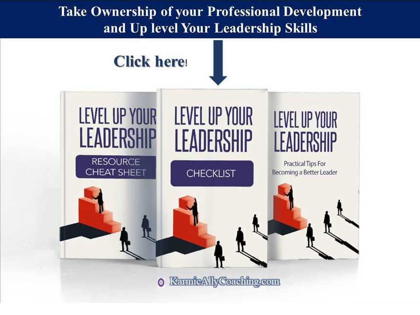 Payment button with Level Up Your Leadership Bundle mockup