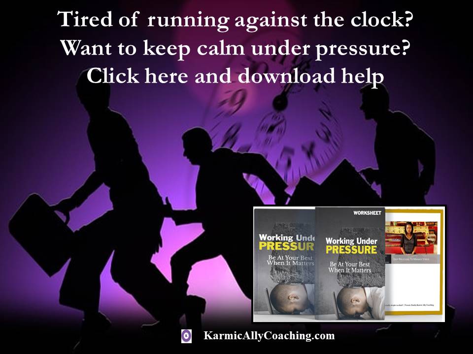 Office goers running to work against the clock and the Working Under Pressure Pack mockups