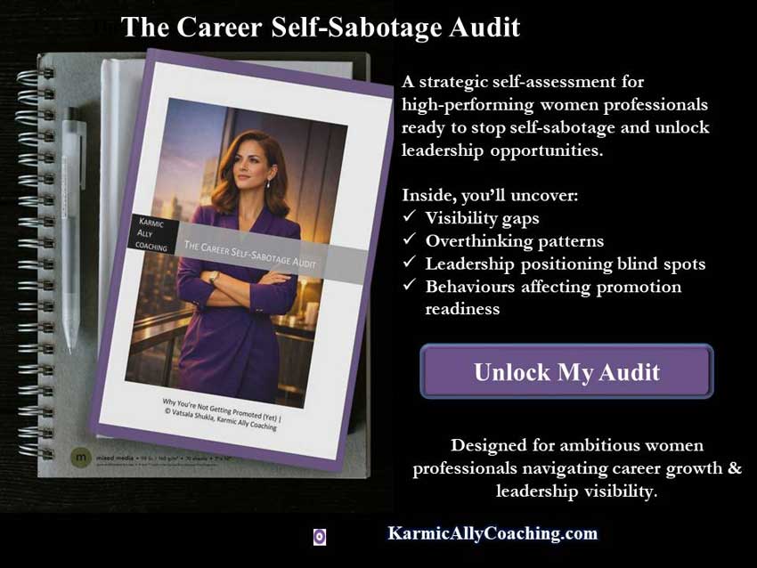 The Career Self-Sabotage Audit report on top of folder