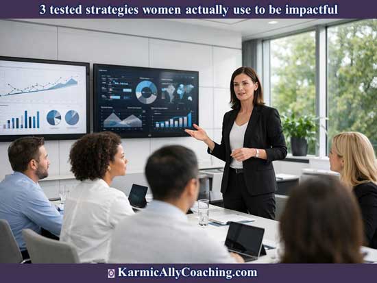 3 tested strategies women actually use to be impactful c